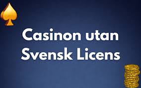 Casino utan svensk licens låg insättning En guide till spelautomater
